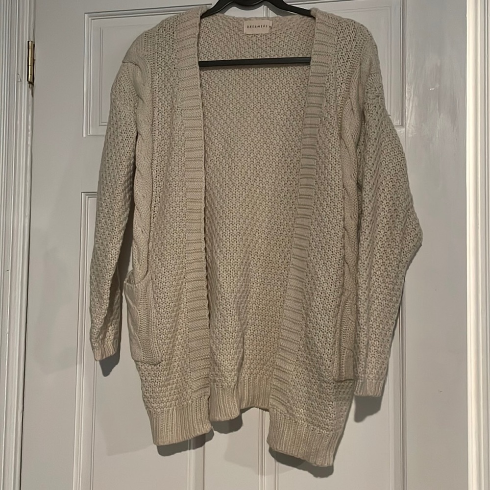 Chunky knit cardigan